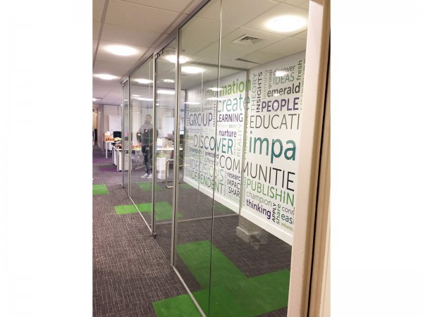 Emerald Group (Bingley, West Yorkshire): Acoustic Glass Office Partitions / Office Pods