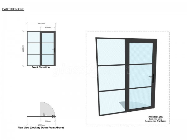 Residential Project (Barry, Vale of Glamorgan, Wales): Heritage Black Framed Glass Door and Side Panel