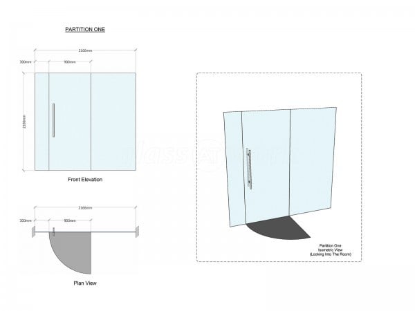 Domestic Property (Lowestoft, Suffolk): Glass Wall With Black Frame