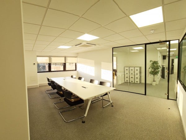 Blair Contracts Design & Build (Luton, Bedfordshire): Glazed Office Screen With Acoustic Soundproofing Glass