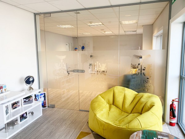 The British Premium Sausage Company (Normanton, West Yorkshire): Office Frameless Glass Partition Wall