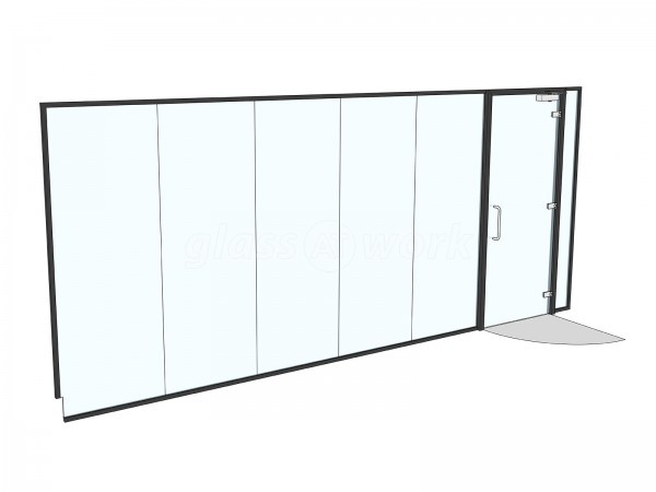 Bridges Worldwide (Wythenshawe, Manchester): Acoustic Glass Office Partition