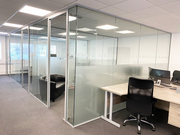 Capital Cooling (Livingston, West Lothian): Multiple Glass Office Partition Fit-out