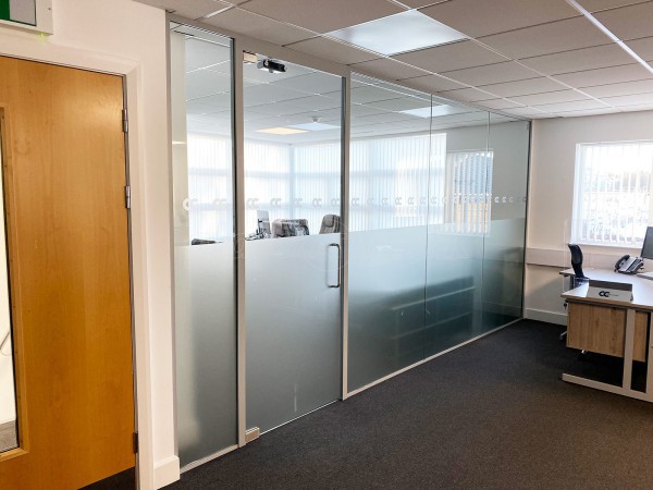 Capital Cooling (Livingston, West Lothian): Multiple Glass Office Partition Fit-out