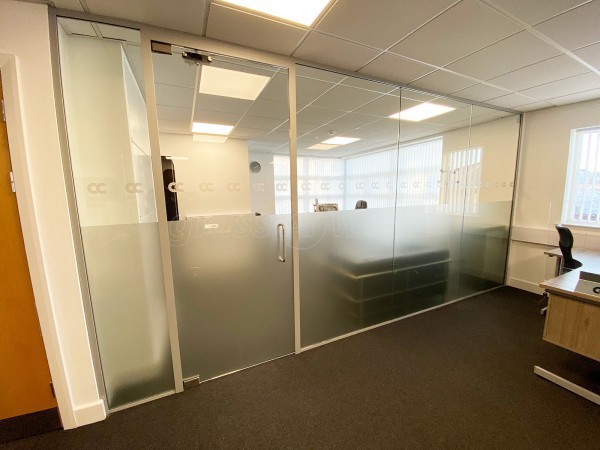 Capital Cooling (Livingston, West Lothian): Multiple Glass Office Partition Fit-out