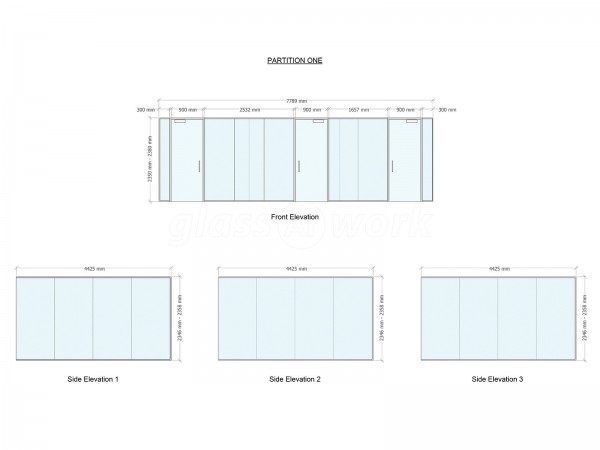 Capital Cooling (Livingston, West Lothian): Multiple Glass Office Partition Fit-out