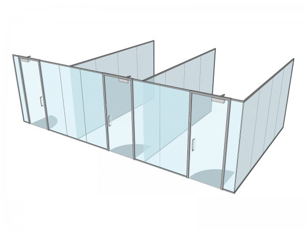 Capital Cooling (Livingston, West Lothian): Multiple Glass Office Partition Fit-out