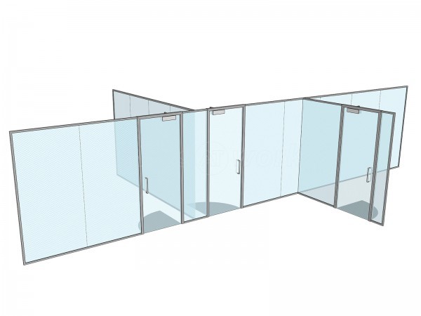 Capital Cooling (Livingston, West Lothian): Multiple Glass Office Partition Fit-out