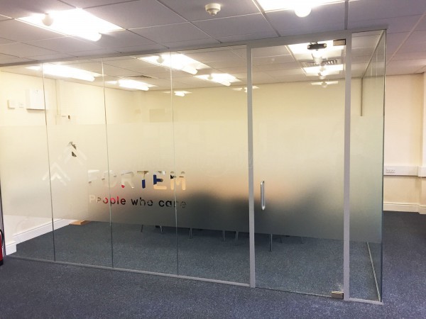 Fortem Solutions (Chesterfield, Derbyshire): Toughened Glass Corner Room Partitioning