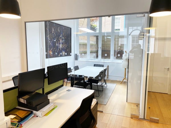 Chilworth Land (Carnaby, London): Office Glass Room Divider Screen and Glazed Door