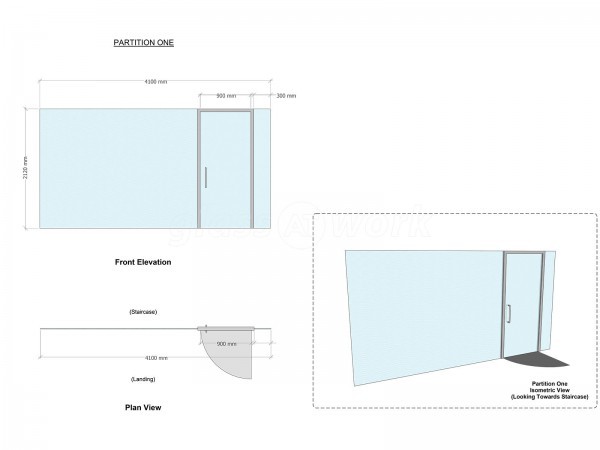 Circus of Boom Ltd (St. Philips, Bristol): Mezzanine Glass Office Partitions With Black Frame