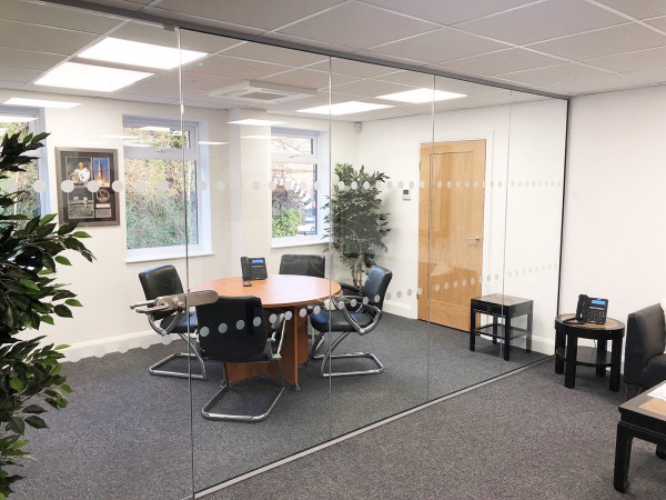 Jay City Finance Ltd (Kings Langley, Hertfordshire): Two Frameless Glass Office Walls & Doors