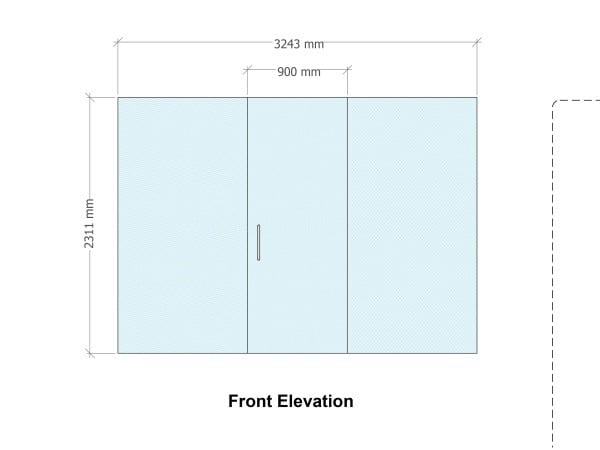 Claines Construction (Evesham, Worcestershire): Office Toughened Glazing With Frameless Door