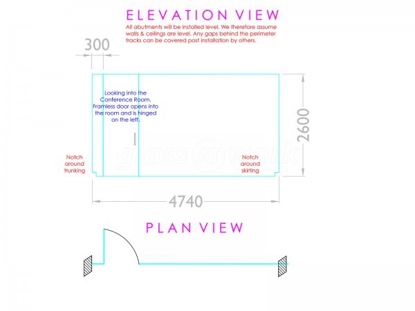 Cloud 66 Ltd (Chancery Lane, London): Office Partition in Glass