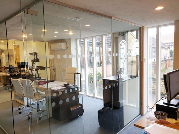 CMS Financial Management Ltd (Bicester, Oxfordshire): Single Glazed Toughened Glass Office Partition
