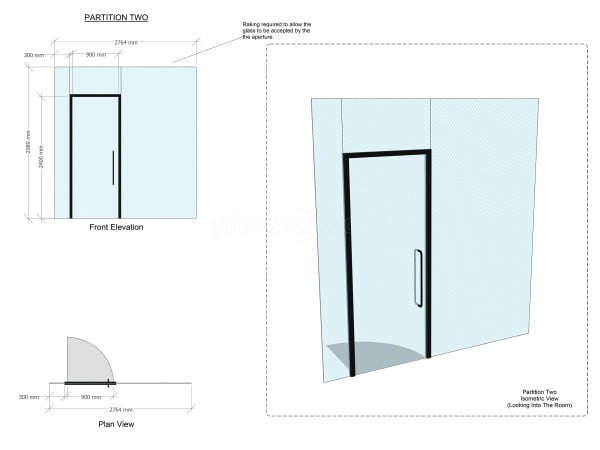 Collaborate Global HQ (Donnington, West Sussex): Single Glazed Acoustic Glass offices Formed Below Apex Ceiling