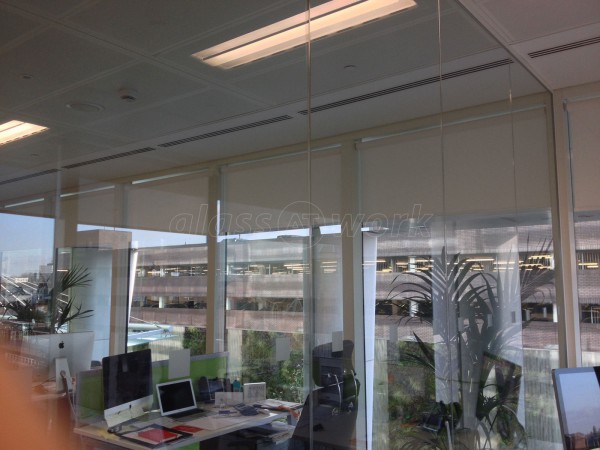 Court Collaboration (City Centre, Birmingham): Single Glazed Office Partition