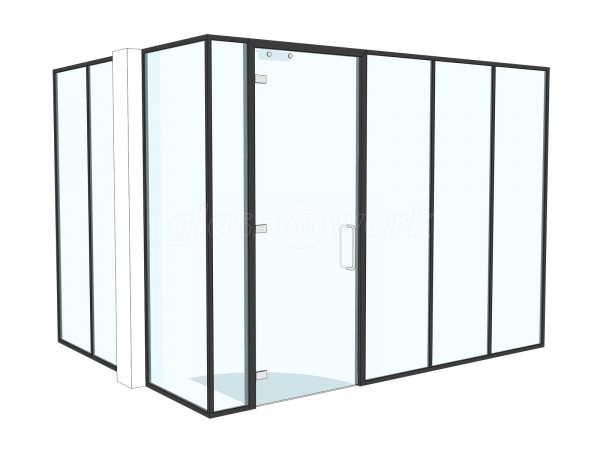 Cox Workshops (Tottenham, London): Paneled Acoustic Glass Office Partition Fitout