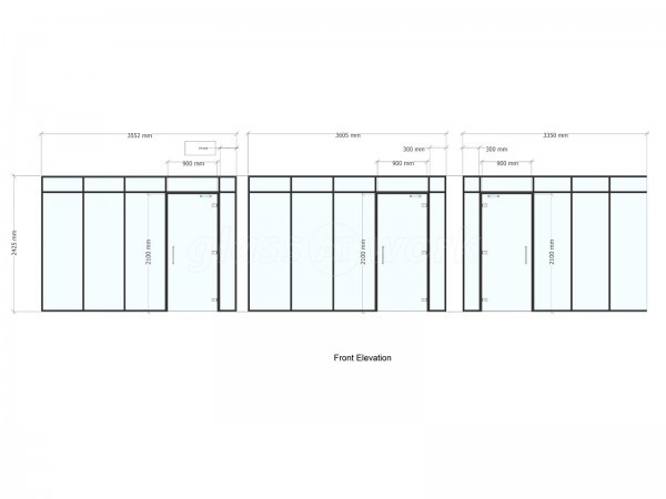 Cox Workshops (Tottenham, London): Paneled Acoustic Glass Office Partition Fitout