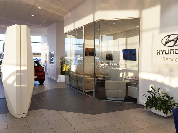 J Edgar & Son (Workington, Cumbria): Glass Walls For A Car Showroom