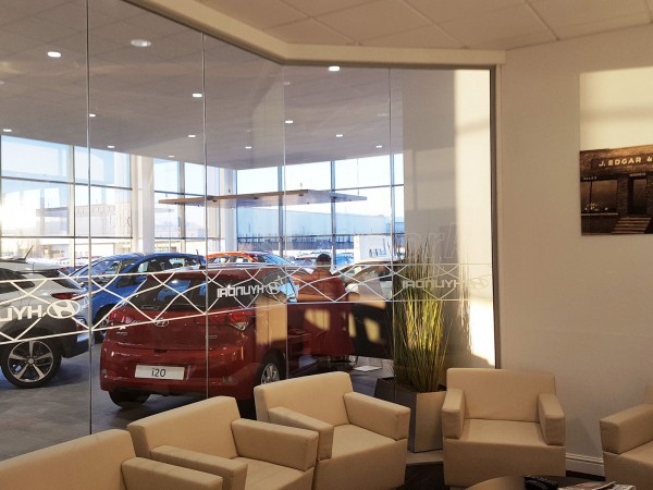 J Edgar & Son (Workington, Cumbria): Glass Walls For A Car Showroom