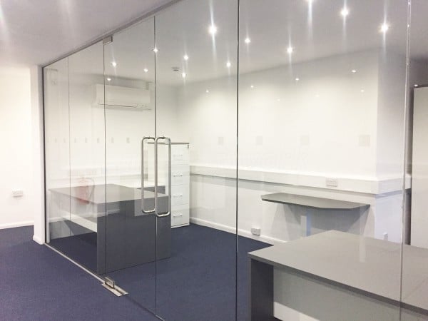 B-Tech International Ltd (Daventry, Northamptonshire): Frameless Glass Double Doors