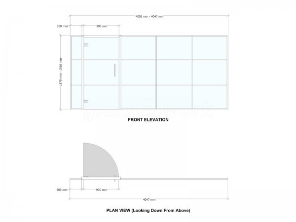 Domestic Project (Market Rasen, Lincolnshire): T-Bar Aluminium White Framed Glass Wall and Door
