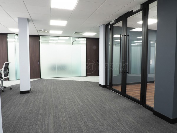 Delta Bravo Ltd (Maidenhead, Berkshire): Glass Office Fit-Out With Fire-Rated Glass Doors and Double Glazed Partitions