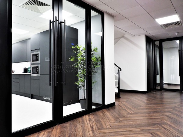 Delta Bravo Ltd (Maidenhead, Berkshire): Glass Office Fit-Out With Fire-Rated Glass Doors and Double Glazed Partitions