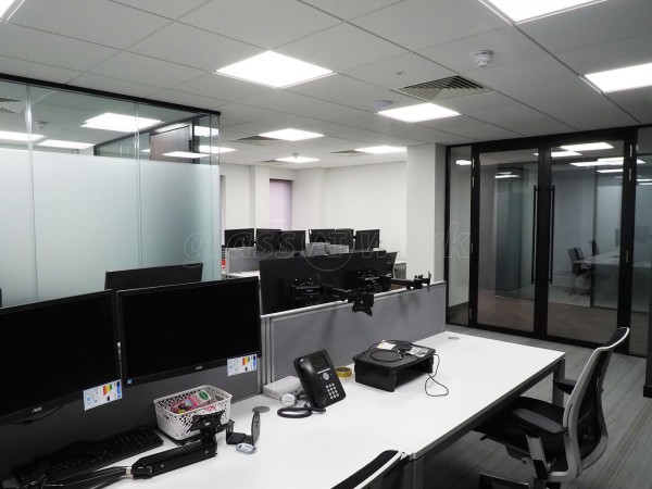 Delta Bravo Ltd (Maidenhead, Berkshire): Glass Office Fit-Out With Fire-Rated Glass Doors and Double Glazed Partitions