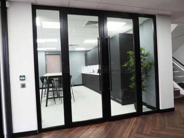 Delta Bravo Ltd (Maidenhead, Berkshire): Glass Office Fit-Out With Fire-Rated Glass Doors and Double Glazed Partitions