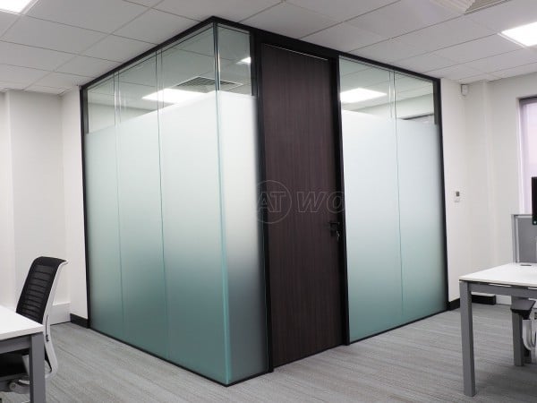 Double Glazed Frameless Glass Office Partitioning