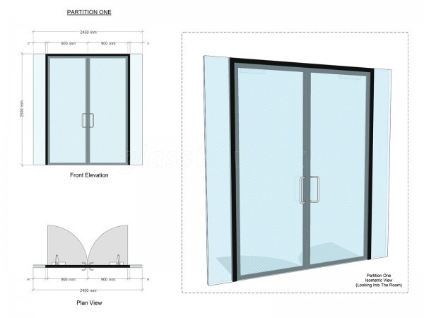 Delta Bravo Ltd (Maidenhead, Berkshire): Glass Office Fit-Out With Fire-Rated Glass Doors and Double Glazed Partitions