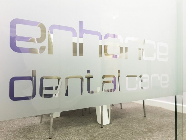 Enhance Dental Care (Yarm, Cleveland): Glass Partition With Glazed Sliding Door