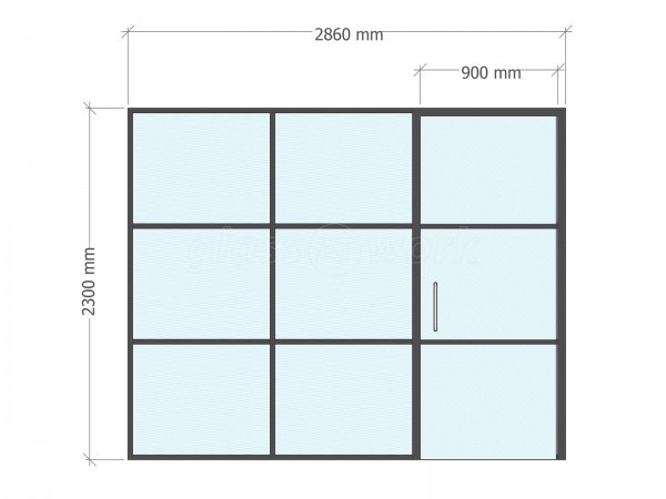 Dental Smiles Takeley (Takeley, Essex): Industrial-Style Glass Wall For Dental Surgery