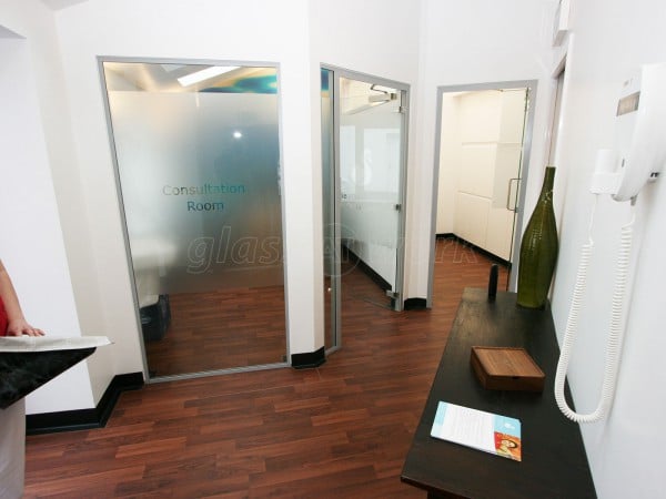 GMC Building Contractors Ltd (Berwick, Northumberland): Glass Doors For A Dental Practice