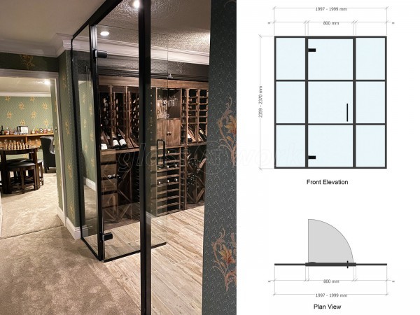 Domestic Project (Brough, East Riding of Yorkshire): Glass Wine Room