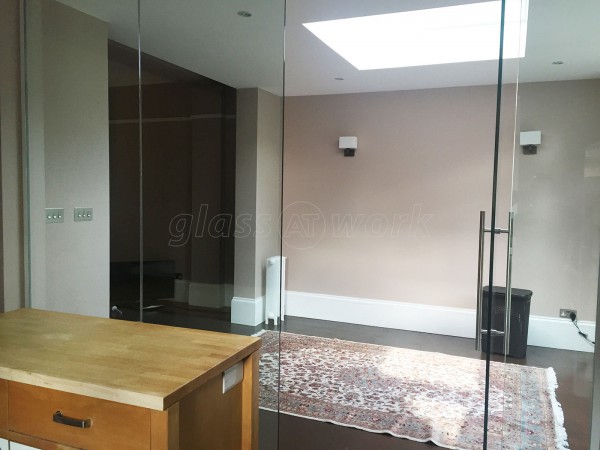 Domestic Property (Mapesbury, London): Glass Partition Wall and Door