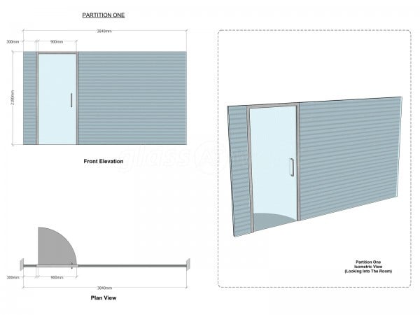 S J Kilshaw Partners Ltd (Cambridge, Cambridgeshire): Double Glazed Glass Partition Wall With Integral Blinds