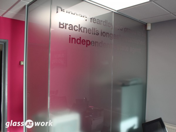 Duncan Yeardley Estate Agents (Bracknell, Berkshire): Glazed Partitioning