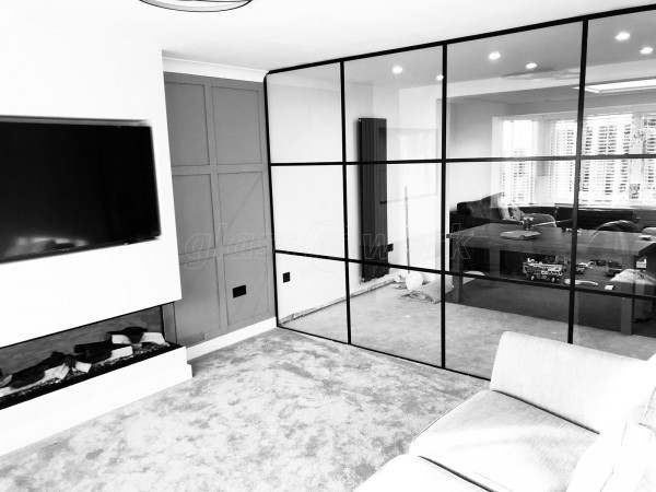 Residential Project (Burton-on-Trent, Staffordshire): T-Bar Glass Room Divider