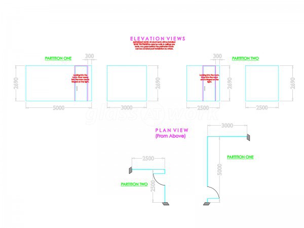 Identity Group (Westham, East Sussex): Laminated Acoustic Partition With Framed Doors