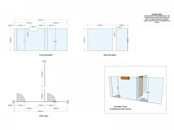 Nexus 24 Ltd (Edinburgh, Scotland): Glass Office Partitions To Create Twin Glazed Offices