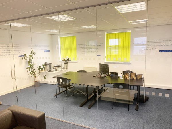 Eitex (Castleford, West Yorkshire): Toughened Glass Office Screen