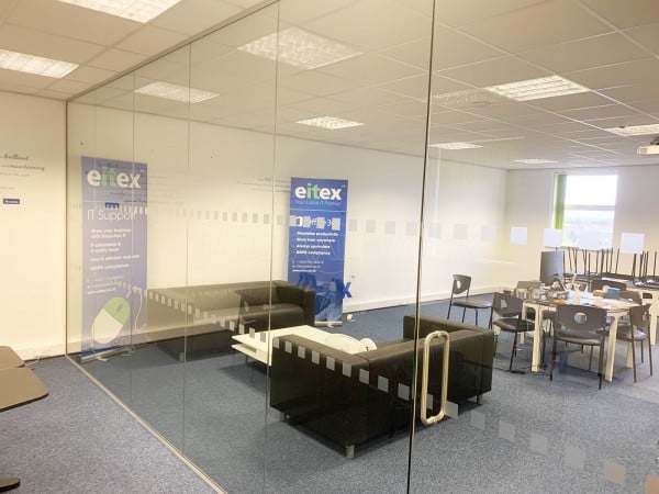 Eitex (Castleford, West Yorkshire): Toughened Glass Office Screen