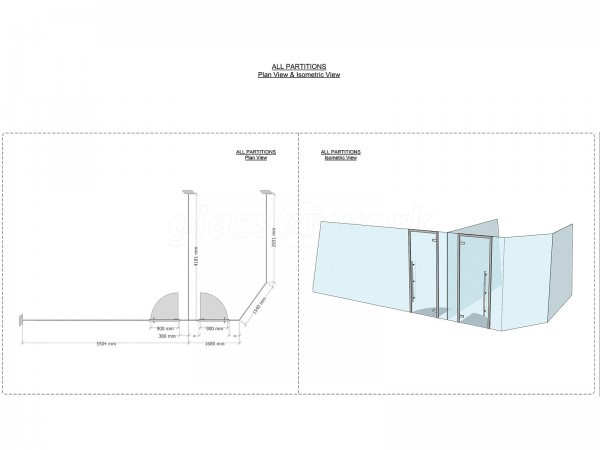 Engage Business Media (Hersham, Surrey): Frameless Glass Offices With Laminated Acoustic Glass And Own Logo Window Film