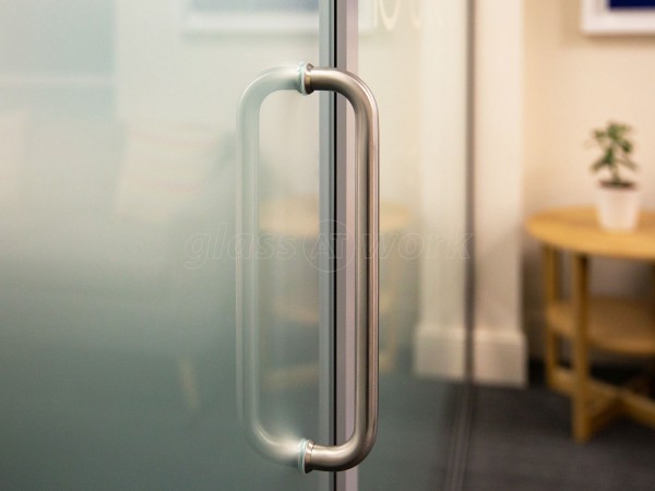 Bespoke Independent Financial Advisers (Woking, Surrey): Acoustic Glass Office Partitions and Doors