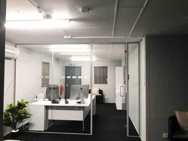 Nishikoi Aquaculture Limited (Wethersfield, Essex): Glass Office Room Divider with Door