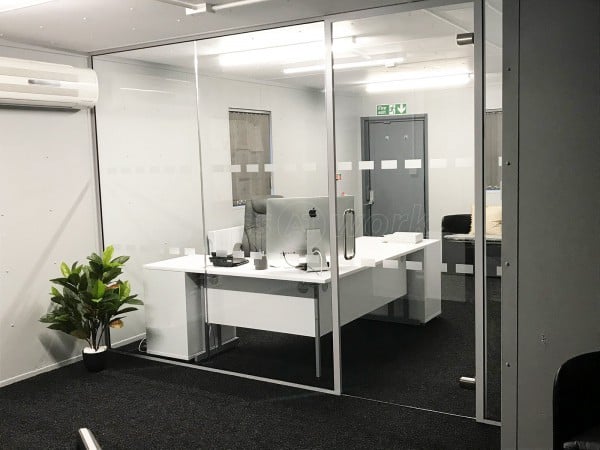 Nishikoi Aquaculture Limited (Wethersfield, Essex): Glass Office Room Divider with Door