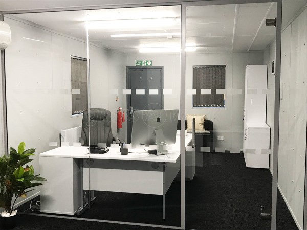 Nishikoi Aquaculture Limited (Wethersfield, Essex): Glass Office Room Divider with Door